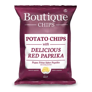 Chips de Papas Delicius Red Paprika x 65 gr (Boutique)