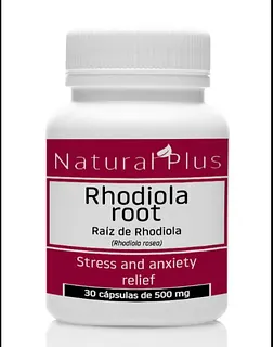 Rhodiola x 500 Gr - 30 Capsulas  (Natural Plus)