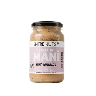 Pasta de Mani Mix Semillas x 370 gr (Entrenuts)