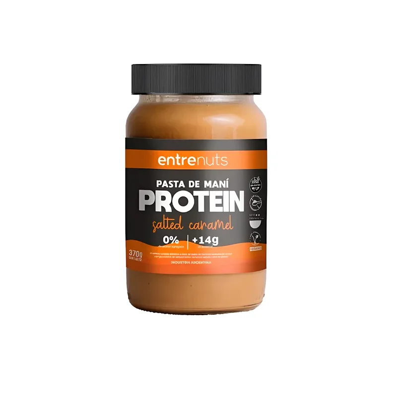 Pasta de Mani Protein Salted Caramel x 370 gr (Entrenuts)
