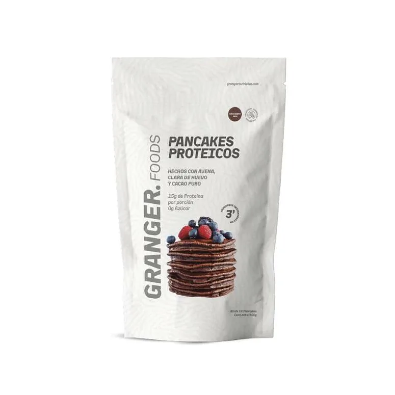 Pancakes Proteicos GRANGER Sabor Chocolate x 400 gr (Granger)