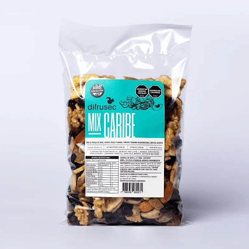 Mix Caribe x 400 gr (SIN TACC)