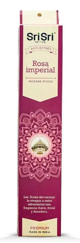 Sahumerio Premium Rosa Imperial x 12 u (Sri Sri)