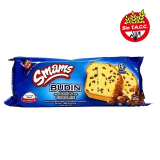 Budin Chips Chocolate sin Tacc x 200 gr Kosher (Smams)