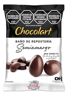 Bano Repostero Chocolate Semi Amargo x 500 gr (Chocolart)