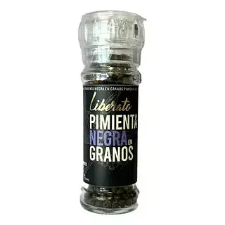 Molinillo Pimienta Negra en Granos x 55 gr (Liberato)