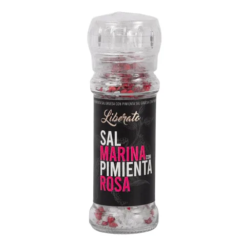 Molinillo Sal Marina con Pimienta Rosa x 90 gr (Liberato)