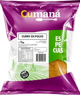 Curry en Polvo sin Tacc x 1 kg (Cumana)