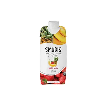 Jugo de Banana Anana y Frutilla x 500 ml x 12 u (Smudis)