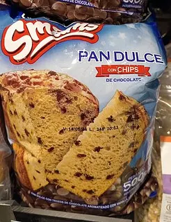 Pan Dulce con Chips de Chocolate sin Tacc x 500 gr (Smams)