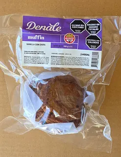 Muffin de Vainilla con Chips x 120 gr (Denale)