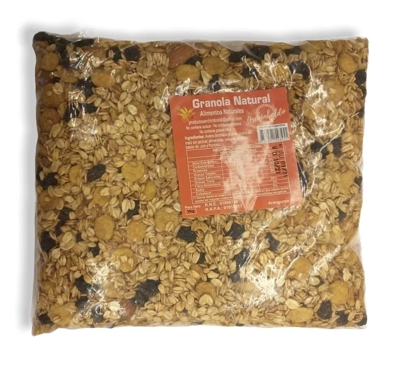 Granola Natural x 1 kg (naranja) (Archimboldo)