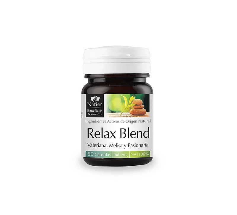 Relax Blend Capsulas Fitorelajantes x 50 cap (Natier)