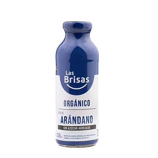 Jugo Organico de Arandanos x 330 ml (Las Brisas)