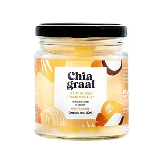 Aceite de Coco Manteca Vegana x 180 ml (Chia Graal)