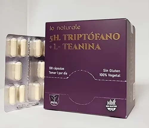 BLISTERA 5 H Triptofano + L Teanina x 100 Caps  (Io Naturale)