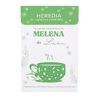 Melena de Leon con Te Verde Matcha x 40 gr (Heredia)