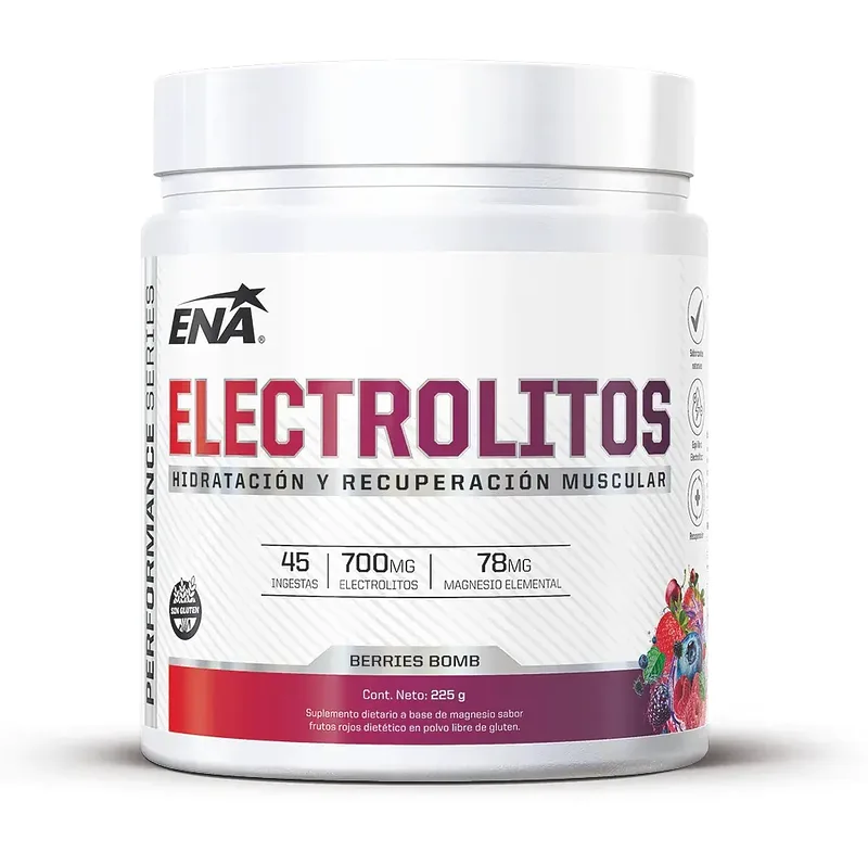 Electrolitos Berries Bomb x 225 gr  (ENA)