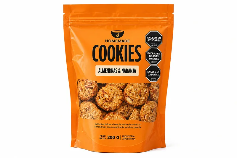 Cookies Almendras y Naranjas x 200 Gr (Homemade)