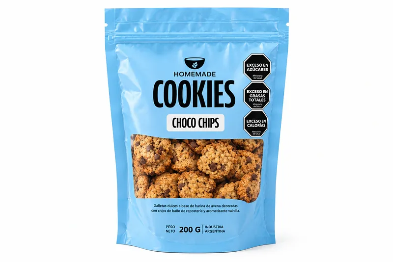 Cookies Choco Chips x 200 Gr (Homemade)