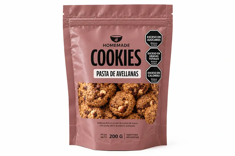 Cookies Pasta de Avellanas x 200 Gr (Homemade)