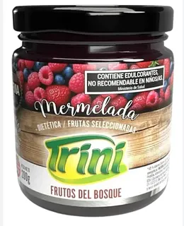 Mermelada Frutos del Bosque con Stevia x 200 gr (Trini)