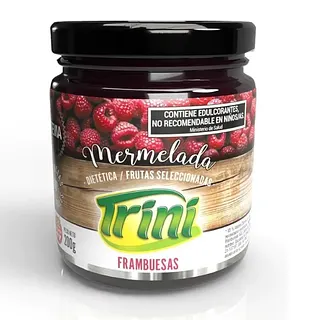 Mermelada Frambuesa con Stevia x 200 gr (Trini)