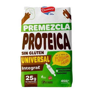 Premezcla Proteica Pan Integral con Psyllium Husk x 450 gr (Dicomere)