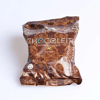 Alfajor Negro sin Azucar Agregada con Stevia x 50 gr x 12 u (Chocoleit)