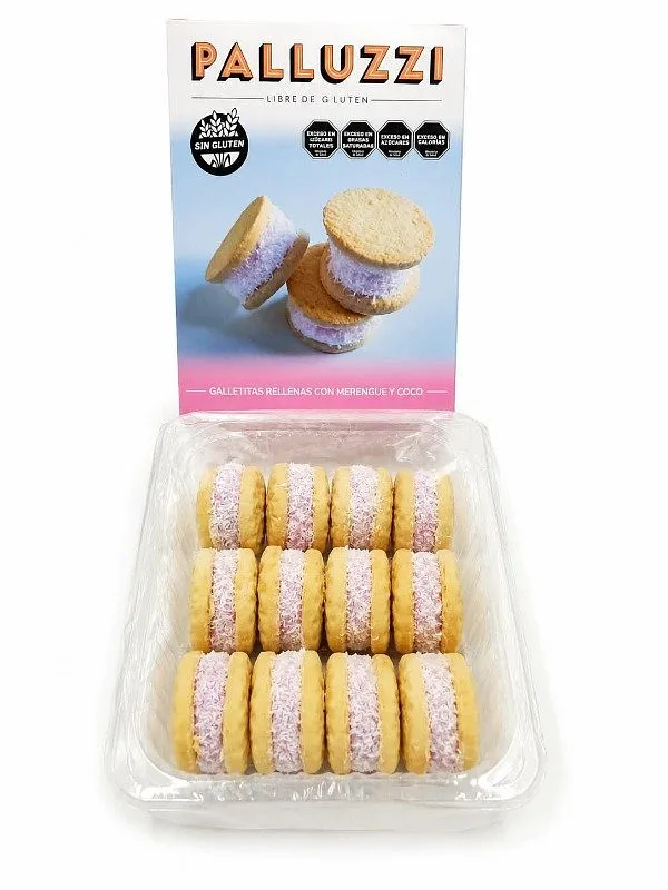 Galletitas Rellenas de Merengue y Coco (Palluzzi)