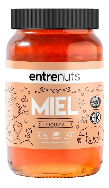 Miel Liquida Sin TACC x 500 ml (Entrenuts)