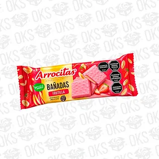 Arrocitas Bañadas Sabor Frutilla x 72 gr (Cerealko)