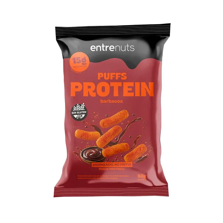 Puffs Protein Barbacoa x 50 gr (Entrenuts)