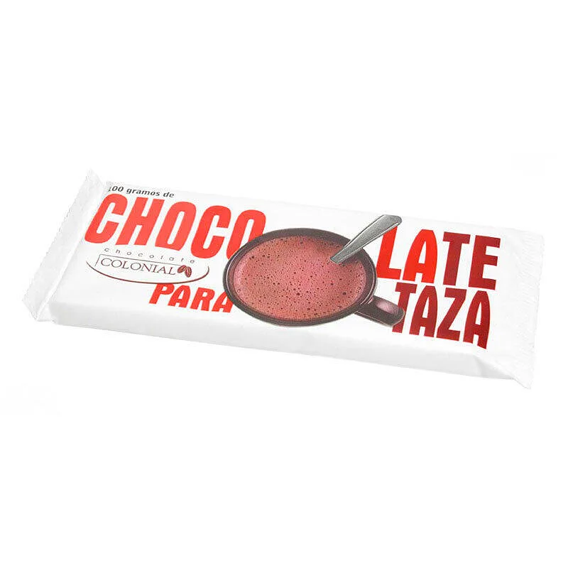 Chocolate para Taza x 100 gr - 10 unidades (Colonial)