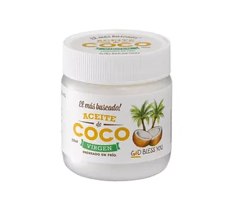Aceite de Coco Virgen x 225 ml (God Bless You)