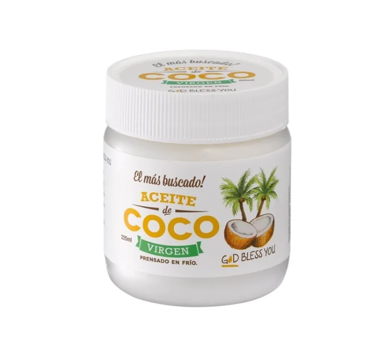 Aceite de Coco Virgen x 225 ml (God Bless You)