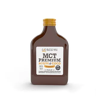 Aceite de Coco Liquido Petaca Mct Premium x 200 ml (God Bless You)