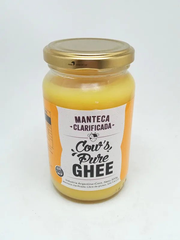 Manteca Clarificada Ghee x 300 gr (Cows Pure)