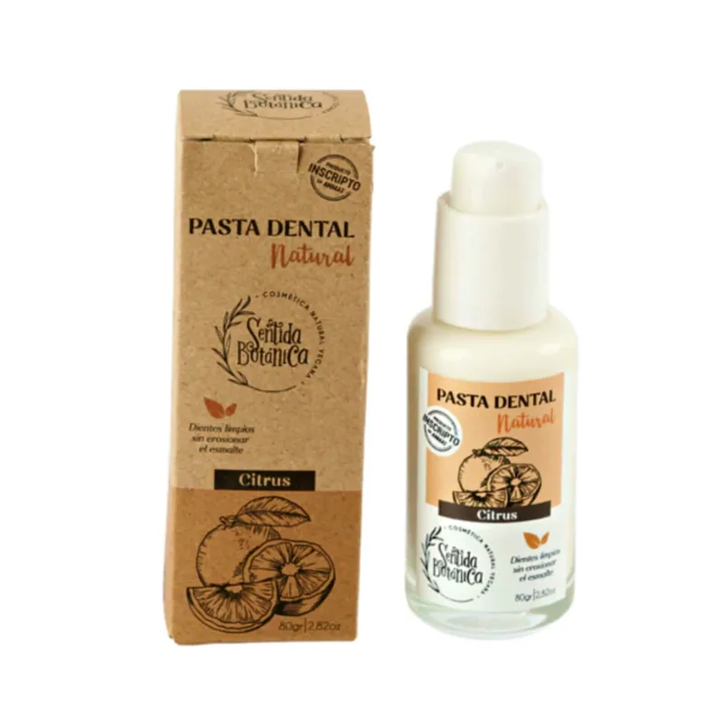 Pasta Dental Natural Citrus x 80 gr (Sentida Botanica)