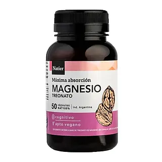 Treonato de Magnesio x 50 cap (Natier)