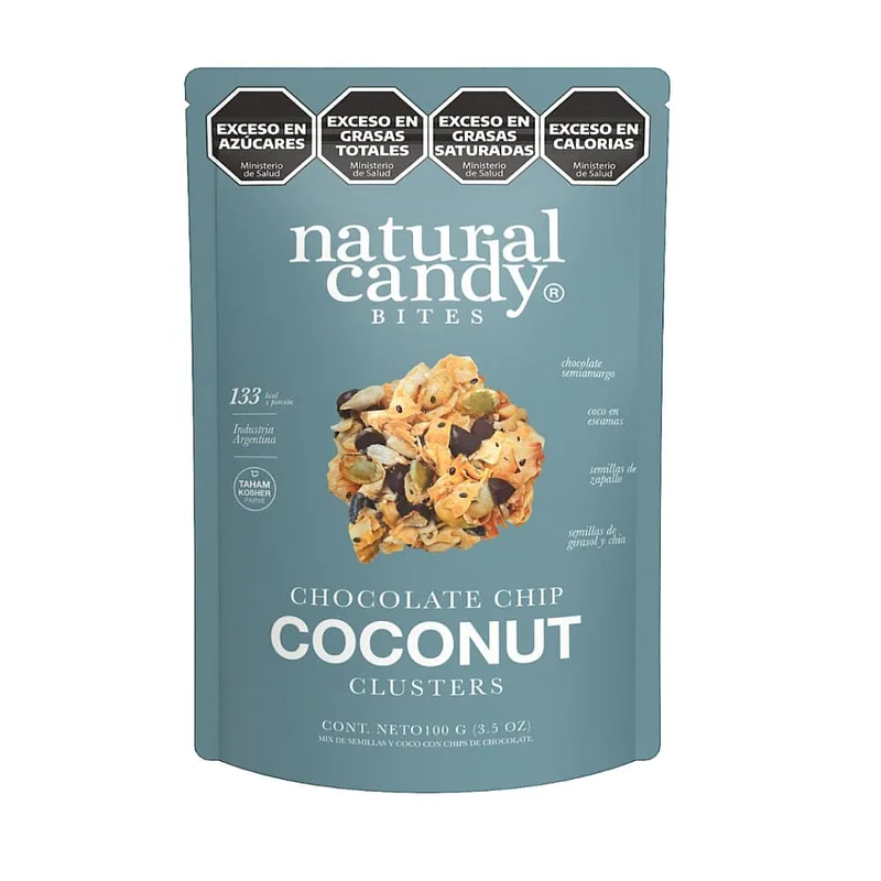 Chocolate Chip Coconut Clusters x 100 gr (Natural Candy)