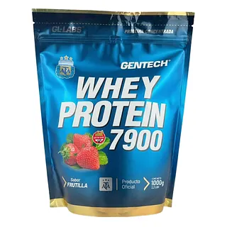Proteina Whey 7900 Sabor Frutilla x 1000 gr (Gentech)