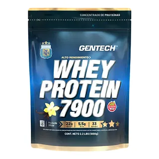 Proteina Whey 7900 Sabor Vainilla x 1000 gr (Gentech)