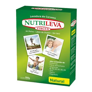 Levadura Virgen Natural x 500 gr (Nutrileva)