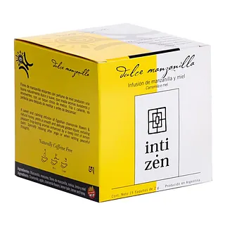 Te Dulce Manzanilla x 15 u x 30 gr (Intizen)