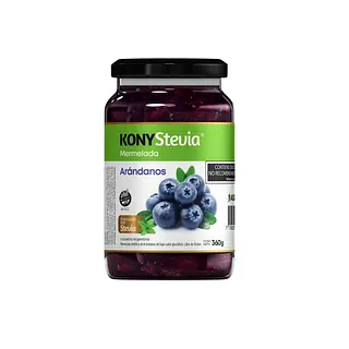 Mermelada de Arandanos con Stevia x 360 gr (Kony)