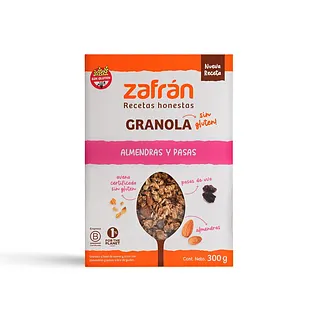 Granola Almendras y Pasas x 300 gr (Zafran)