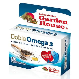 Doble Omega x 60 cap (Garden House)
