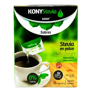 Stevia en Polvo x 50 Sobres (Kony)