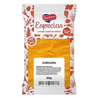 Curcuma Sin TACC Sobre x 50 gr Pack x 25 u (Dicomere)